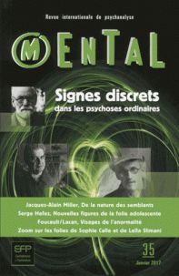 Image de Mental N°35 Signes Discrets Dans Les Psychoses Ordinaires Janvier 2017
