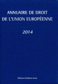Picture of ANNUAIRE DE DROIT DE L'UNION EUROPÉENNE 2014