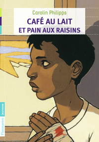 Image de Café au lait et pain aux raisins