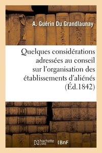 Image de Quelques considérations adressées au conseil général de Maine-et-Loire sur l'organisation