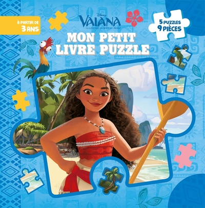 Picture of VAIANA - Mon Petit Livre Puzzle - 5 puzzles 9 pièces - Disney Princesses