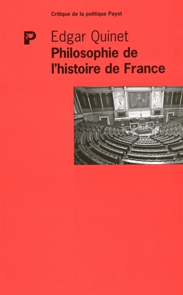 Picture of Philosophie de l'histoire de France