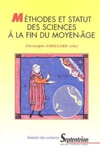 Image de Méthodes et statut des sciencesà la fin du Moyen Âge