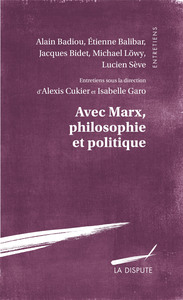 Picture of Avec Marx, philosophie et politique