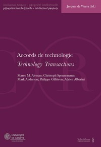 Picture of ACCORDS DE TECHNOLOGIE / TECHNOLOGY TRANSACTIONS
