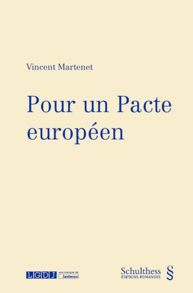 Picture of POUR UN PACTE EUROPEEN