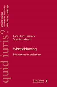Image de whistleblowing. perspectives en droit suisse