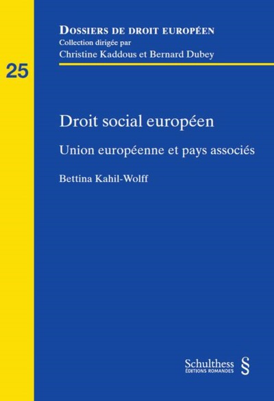 Picture of DROIT SOCIAL EUROPEEN
