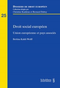 Picture of DROIT SOCIAL EUROPEEN