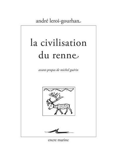 Image de La Civilisation du renne