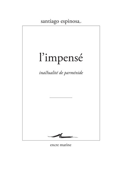 Picture of L'Impensé