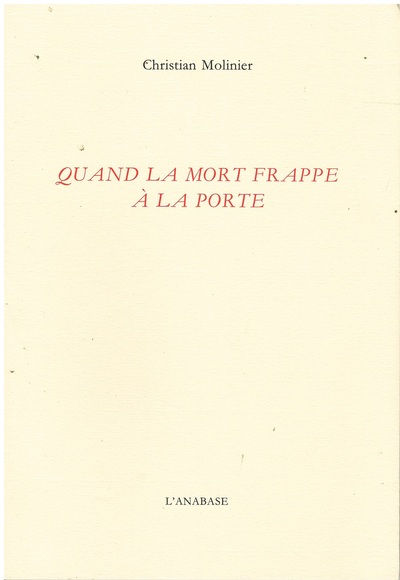Picture of QUAND LA MORT FRAPPE A LA PORTE