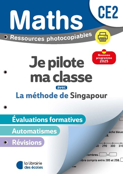 Picture of Mathématiques CE2 (2026) - Méthode de Singapour - Je pilote ma classe - Fichier photocopiable
