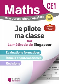 Picture of Mathématiques CE1 (2026) - Méthode de Singapour - Je pilote ma classe  - Fichier photocopiable