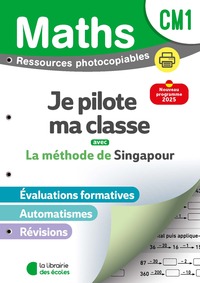 Picture of Mathématiques CM1 (2026) - Méthode de Singapour - Je pilote ma classe - Fichier photocopiable