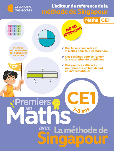 Image de Premiers en maths - Méthode de Singapour CE1