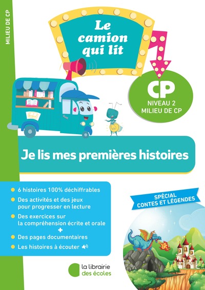 Image de Le camion qui lit - Je lis mes premières histoires - CP niveau 2 (2026)