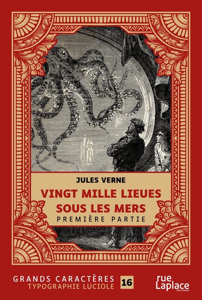 Picture of VINGT MILLE LIEUES SOUS LES MERS - PREMIERE PARTIE : GRANDS CARACTERES, EDITION ACCESSIBLE POUR LES