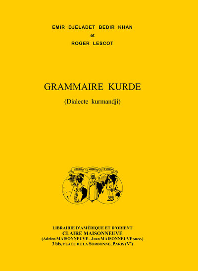 Image de Grammaire Kurde (Dialecte Kurmandji)
