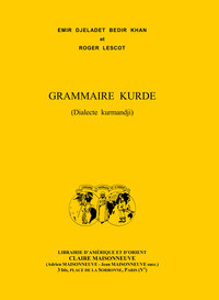 Image de Grammaire Kurde (Dialecte Kurmandji)
