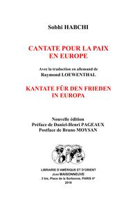 Picture of Cantate pour la Paix en Europe. Kantate für den frieden in Europa. 2e édition