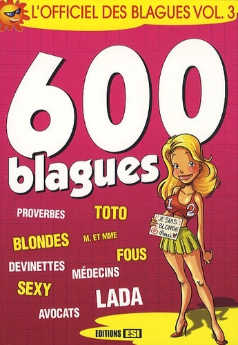 Image de OFFICIEL DES BLAGUES VOL 3 - 600 BLAGUES