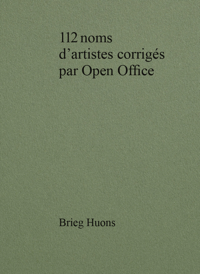 Picture of 112 noms d'artistes corrigés par Open Office