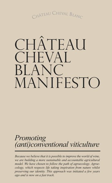 Image de CHÂTEAU CHEVAL BLANC MANIFESTO  - Anglais
