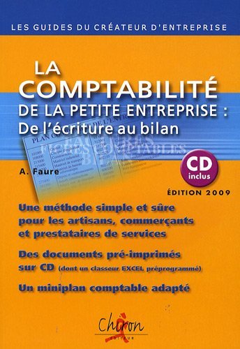 Image de LA COMPTABILITE DE LA PETITE ENTREPRISE : DE L'ECRITURE AU BILAN (2009)