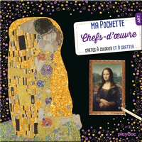 Image de Ma pochette Chefs-d'oeuvre - Cartes à colorier et à gratter