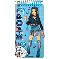 Image de Carnet créatif Mode Academy K-pop (avec un bracelet)