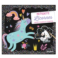 Image de Ma pochette Licornes - Cartes à colorier et à gratter