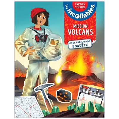 Image de Les Incollables - Mission Volcans - Mes énigmes stickers