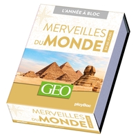 Picture of Calendrier Géo Merveilles du Monde en 365 jours - Année à bloc