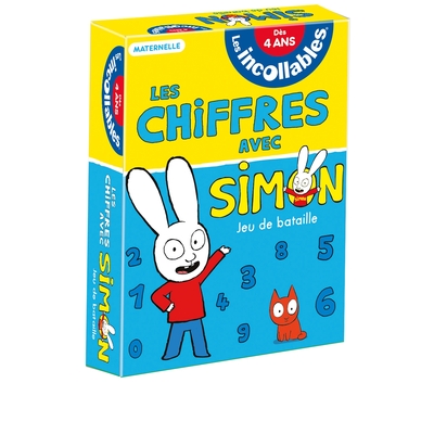 Image de Les incollables - Les chiffres avec Simon - Jeu de bataille