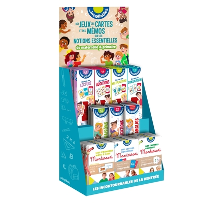 Picture of PLV COMPTOIR 23 EX. JEUX ÉVENTAILS INCOS JUILLET 2021
