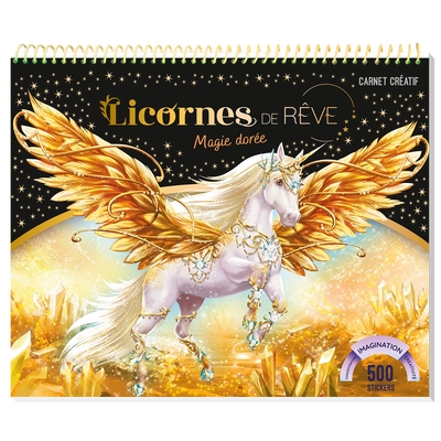 Picture of Licornes de rêve - Carnet créatif - Magie dorée