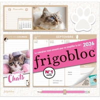 Image de Frigobloc Hebdomadaire 2026 Chats (de sept. 2025 à déc. 2026)