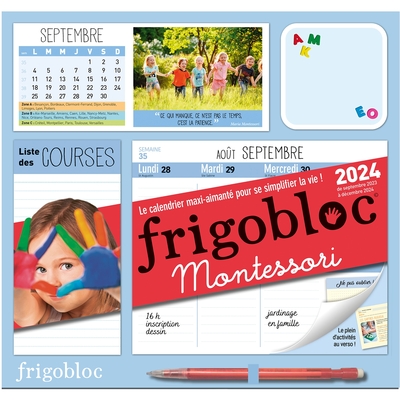 Image de Frigobloc Hebdomadaire 2024 Montessori (de sept. 2023 à déc. 2024)