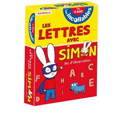 Image de Les incollables - Les lettres avec Simon - Jeu d'observation