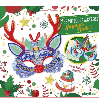 Picture of Mes masques en strass Joyeux Noël