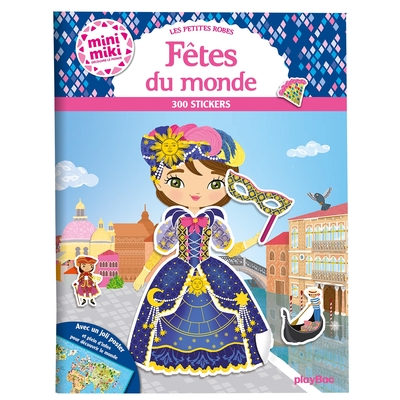 Image de Minimiki - les petites robes de fêtes du monde - Stickers