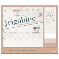 Image de Frigobloc Mensuel 2026 Tendance déco Beige (de janv. à déc. 2026)