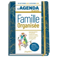 Image de L'agenda de poche 2026 de la famille organisée - bleu (de sept. 2025 à déc. 2026)