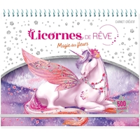 Image de Licornes de rêve - Carnet créatif - Magie des fleurs