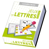 Picture of Calendrier Jeux de lettres en 365 jours - Année à bloc