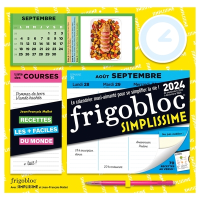 Image de Frigobloc Hebdomadaire 2024 Simplissime  (de sept. 2023 à dec. 2024)