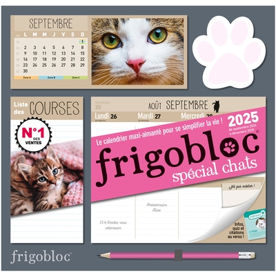 Image de Frigobloc Hebdomadaire 2025 Chats (de sept. 2024 à déc. 2025)