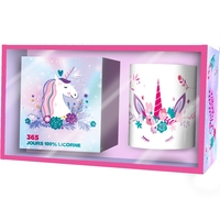 Image de Coffret calendrier mini 365 Licorne + bougie