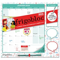 Image de Frigobloc Mensuel 2024 avec Stylo 4 couleurs (de janv. à déc. 2024)